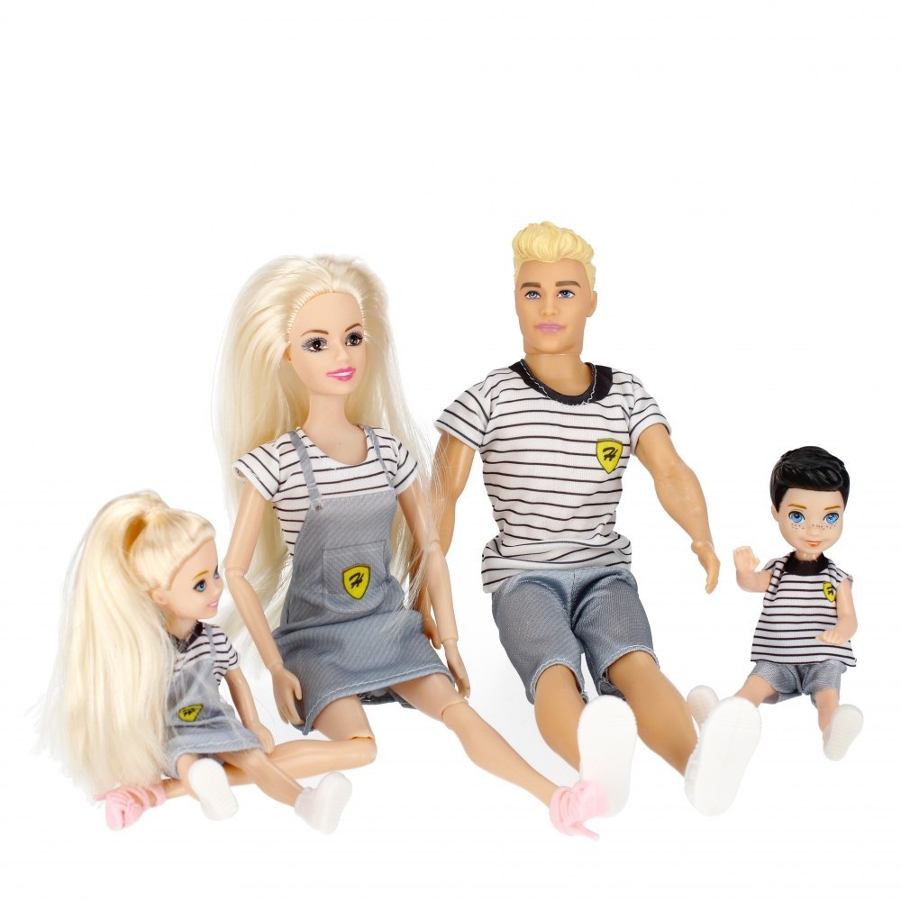 DOLL 29CM 28X33X6 MC FAMILY 4PCS WB 24/48 MEGA CREATIVE